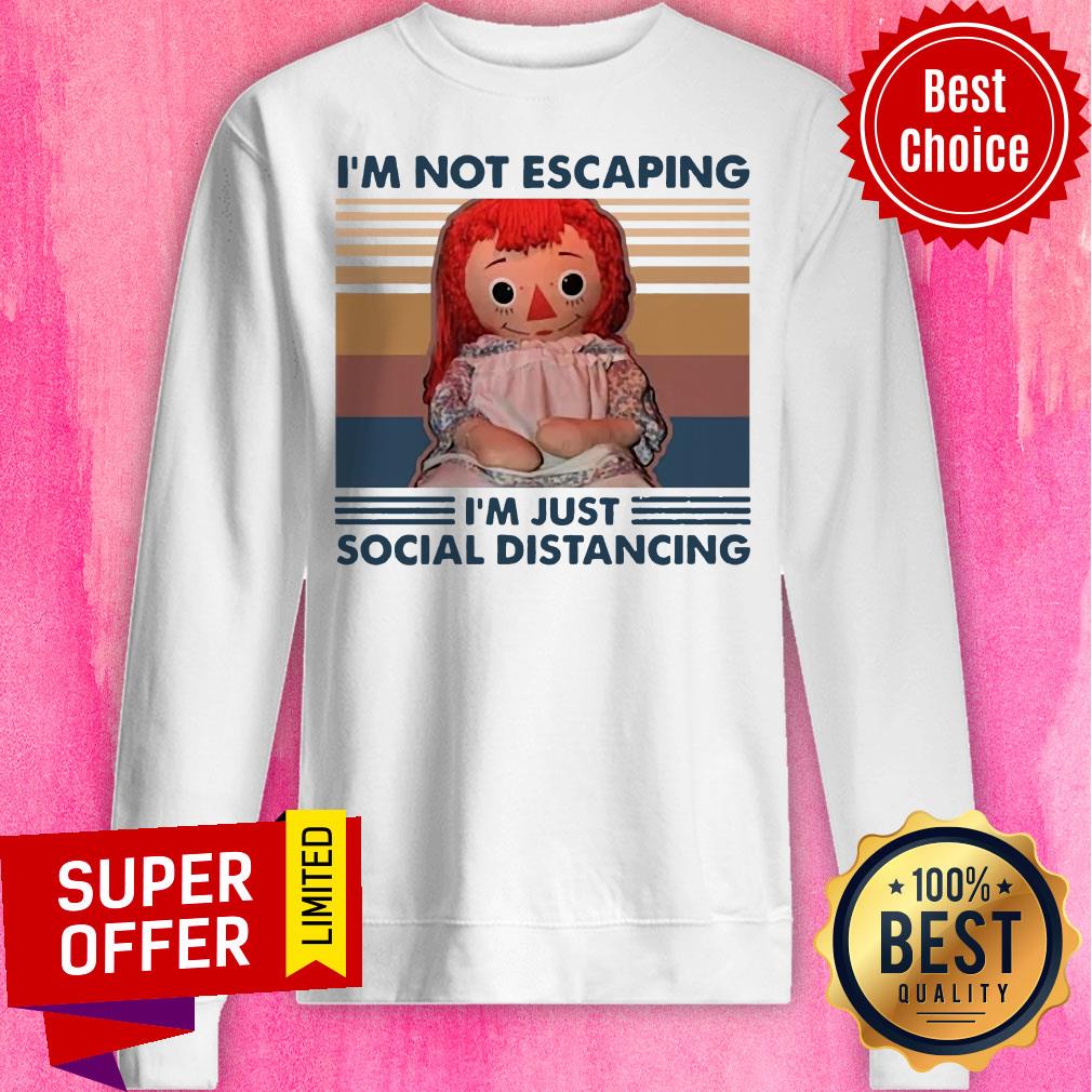 Premium I'm Not Escaping I'm Just Social Distancing Shirt - Image 2
