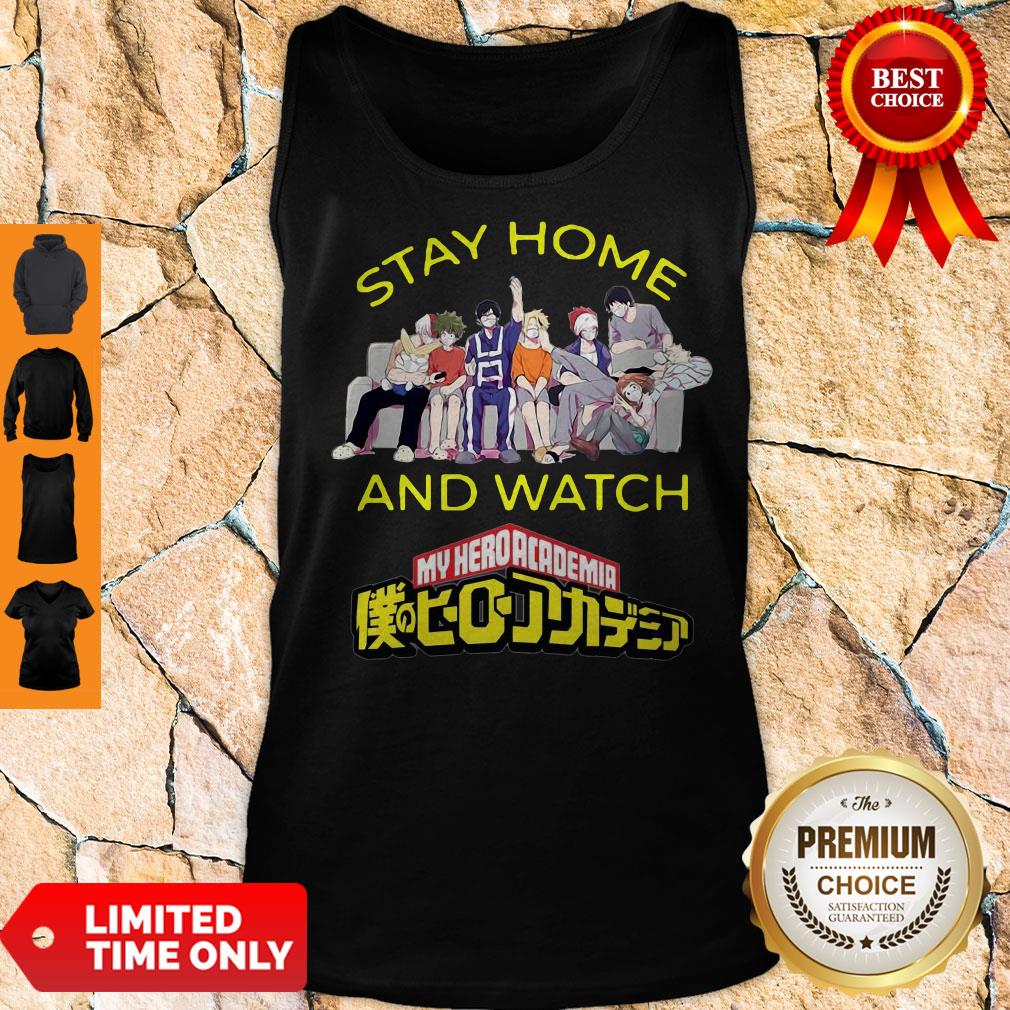 Official Stay Home And Watch My Hero Academia The Movie Shirt - Image 3