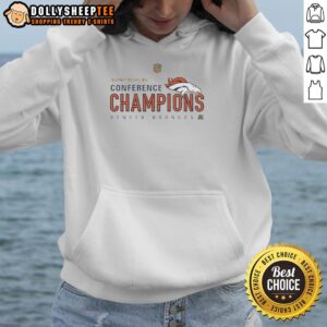 Alternative view of Original Denver Broncos Super Bowl 50 Conference Champions T-Shirt