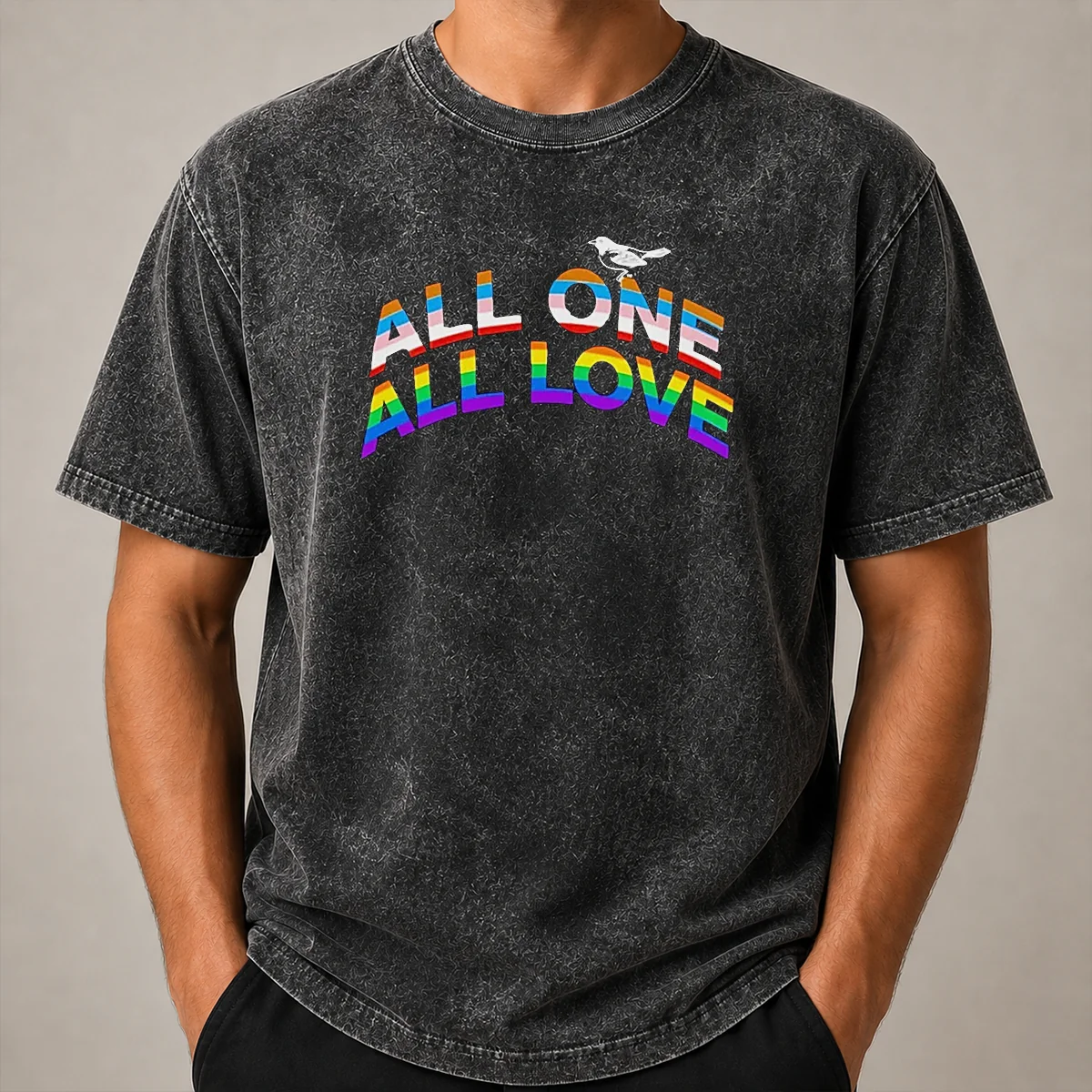 Nice All One All Love LGBTQ Shirt - Image 8