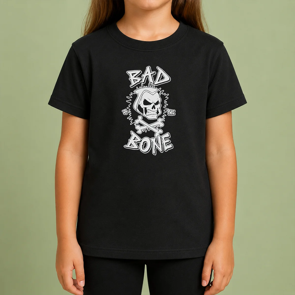 Premium Bad To The Bone Skull Skeleton Shirt - Image 9