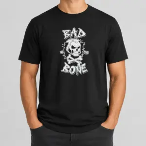 Premium Bad To The Bone Skull Skeleton Shirt