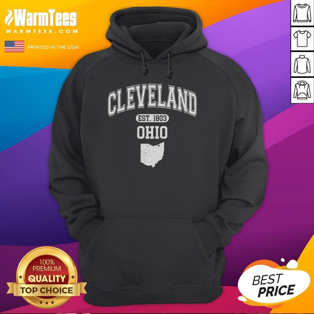 Official Cleveland Ohio Est 1803 Varsity T-Shirt - Image 2