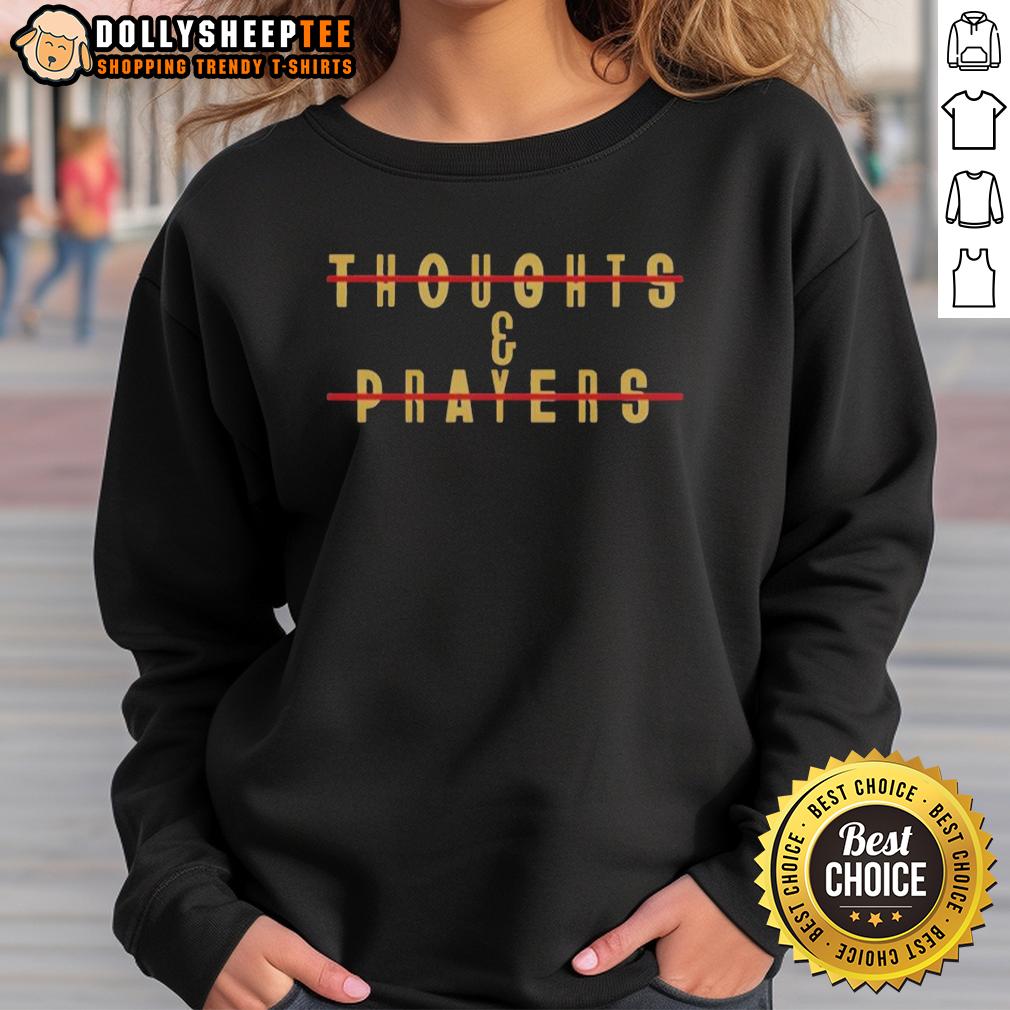 Official Thoughts And Prayers T-Shirt - Image 5
