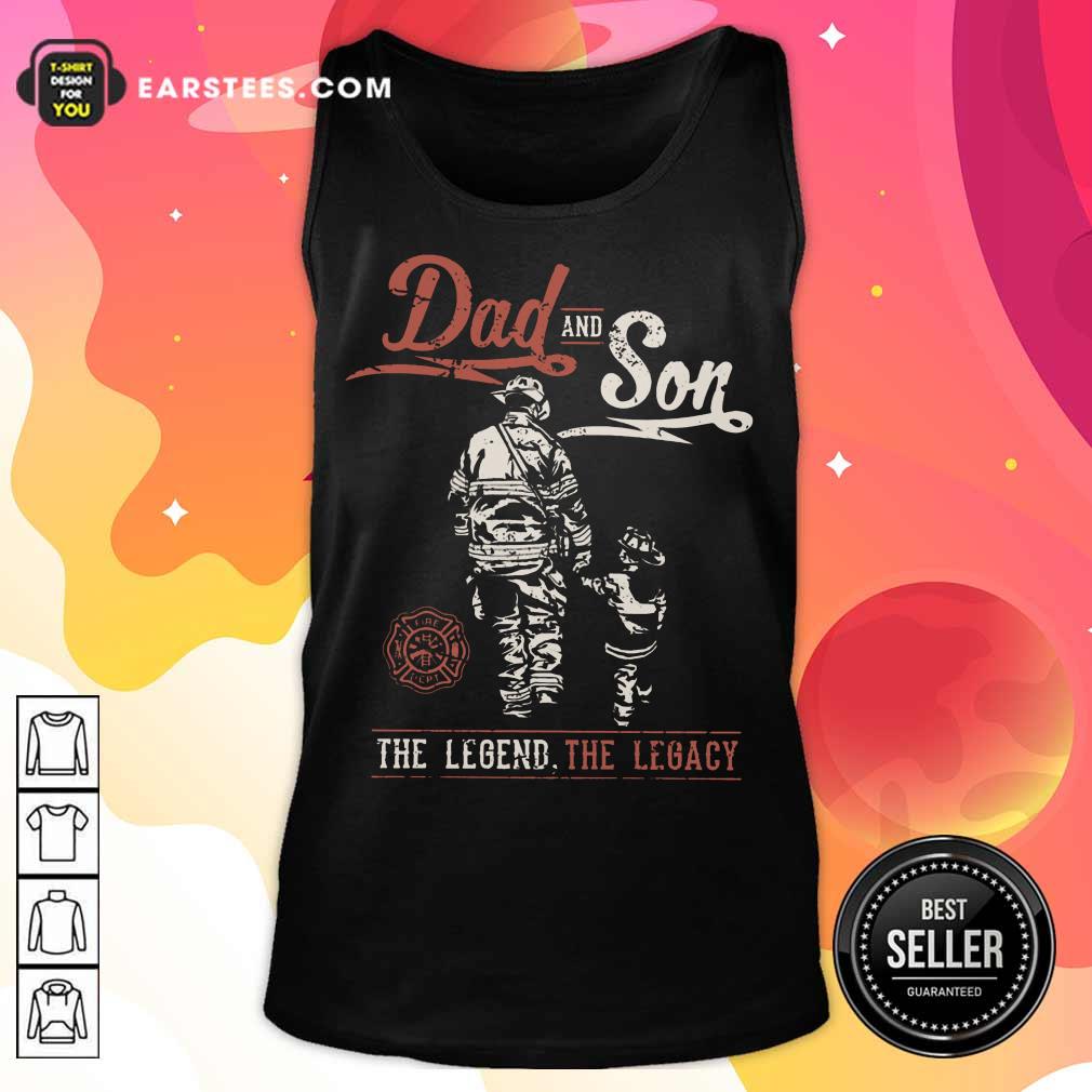 Hot Dad And Son The Legend The Legacy Shirt - Image 2
