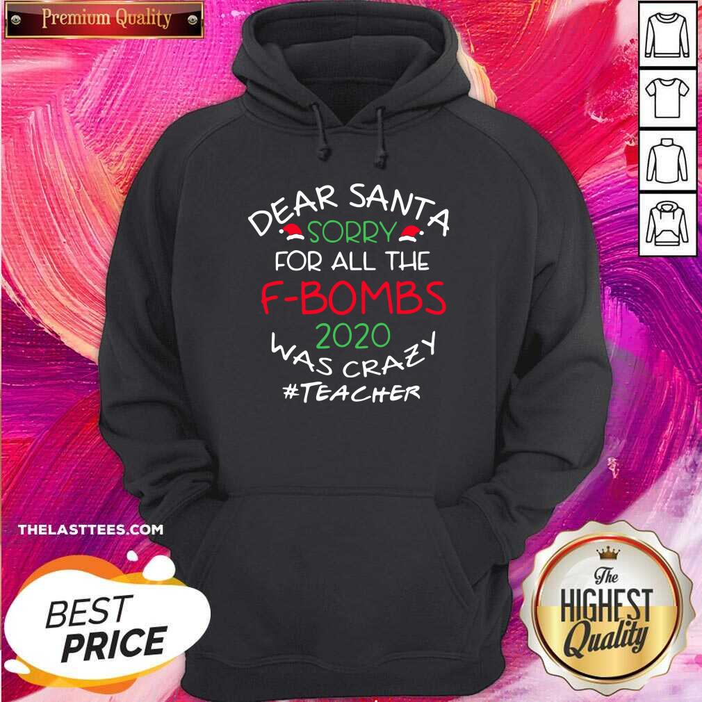 Nice Dear Santa Sorry For All The F Bombs 2020 Was Crazy Shirt - Image 5