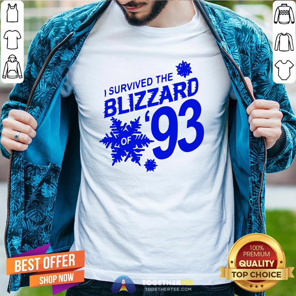 Funny I Survived The Blizzard Of 93 Shirt