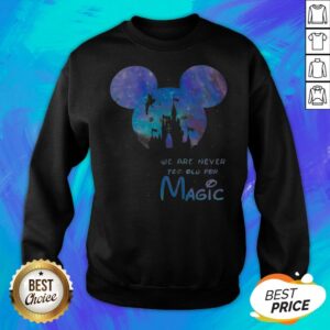 Alternative view of Funny Mickey We Are Never Too Old For Magic Disney Palace Shirt
