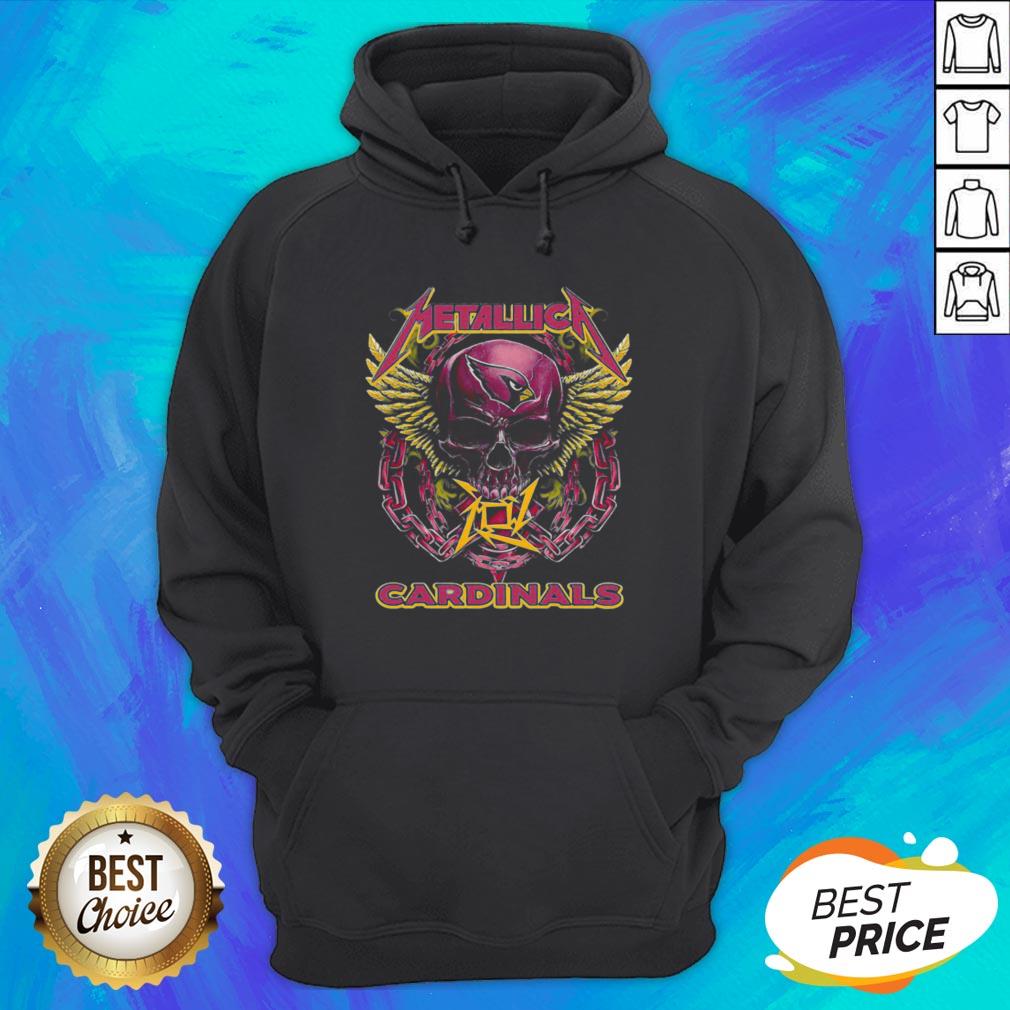 Good Skull Metallic Cardinals Shirt - Image 3