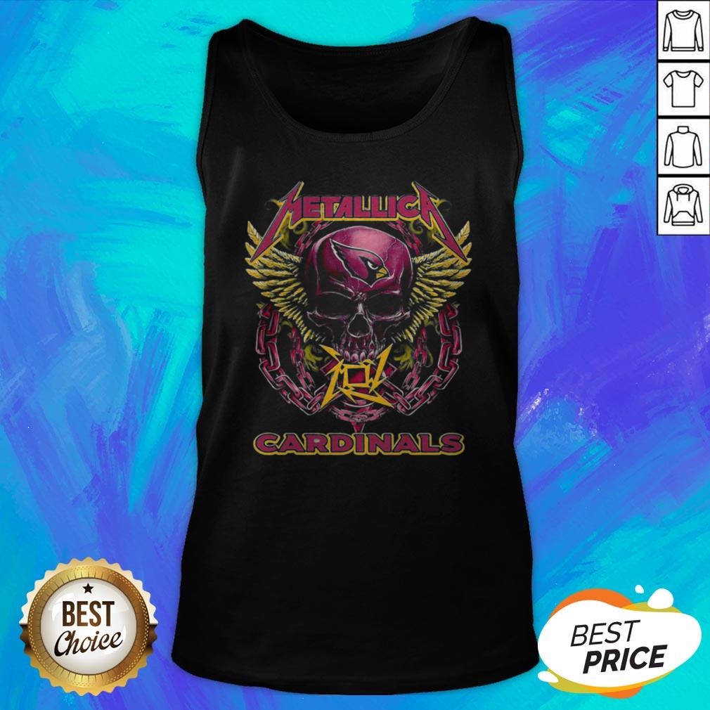Good Skull Metallic Cardinals Shirt - Image 5