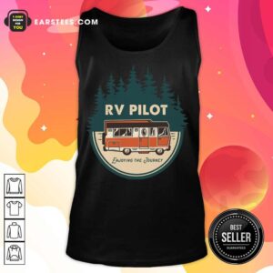 Alternative view of Nice Enjoying The Journey RV Pilot Camp Couple Camping Shirt