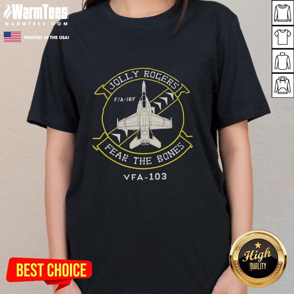 Official Jolly Rogers Fear The Bones Vfa 103 T-Shirt - Image 3