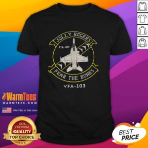 Official Jolly Rogers Fear The Bones Vfa 103 T-Shirt