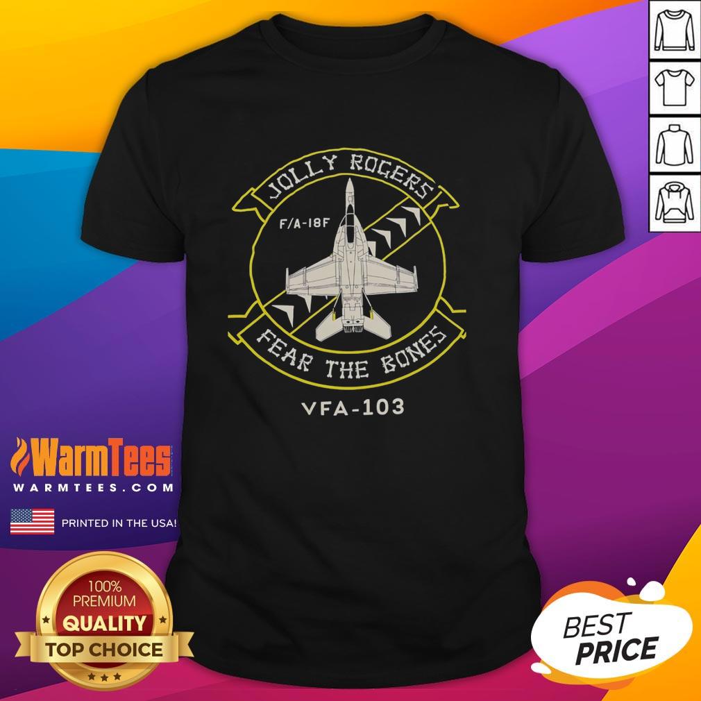 Official Jolly Rogers Fear The Bones Vfa 103 T-Shirt