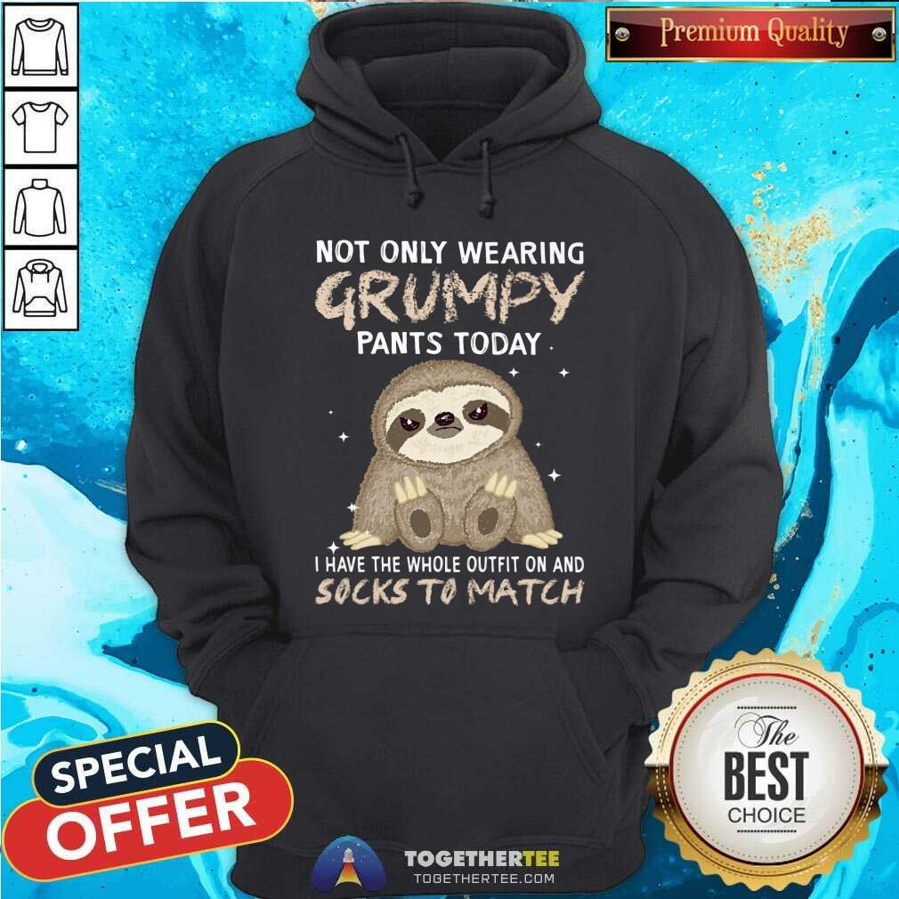 Not Only Wearing Grumpy Socks To Match Sloth Shirt - Image 5