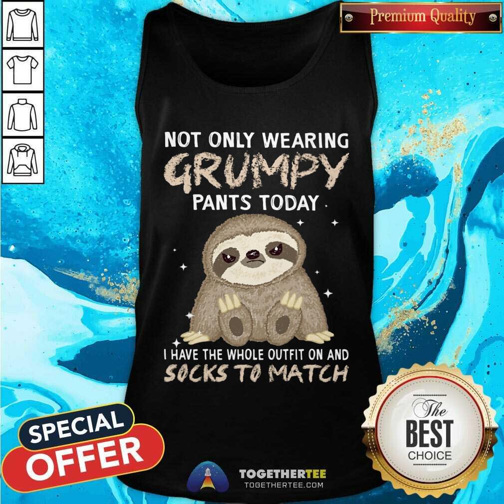 Not Only Wearing Grumpy Socks To Match Sloth Shirt - Image 4