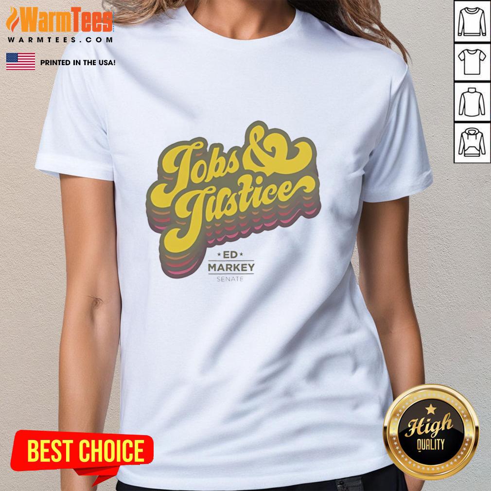 Official Jobs And Justice Logo T-Shirt - Image 3