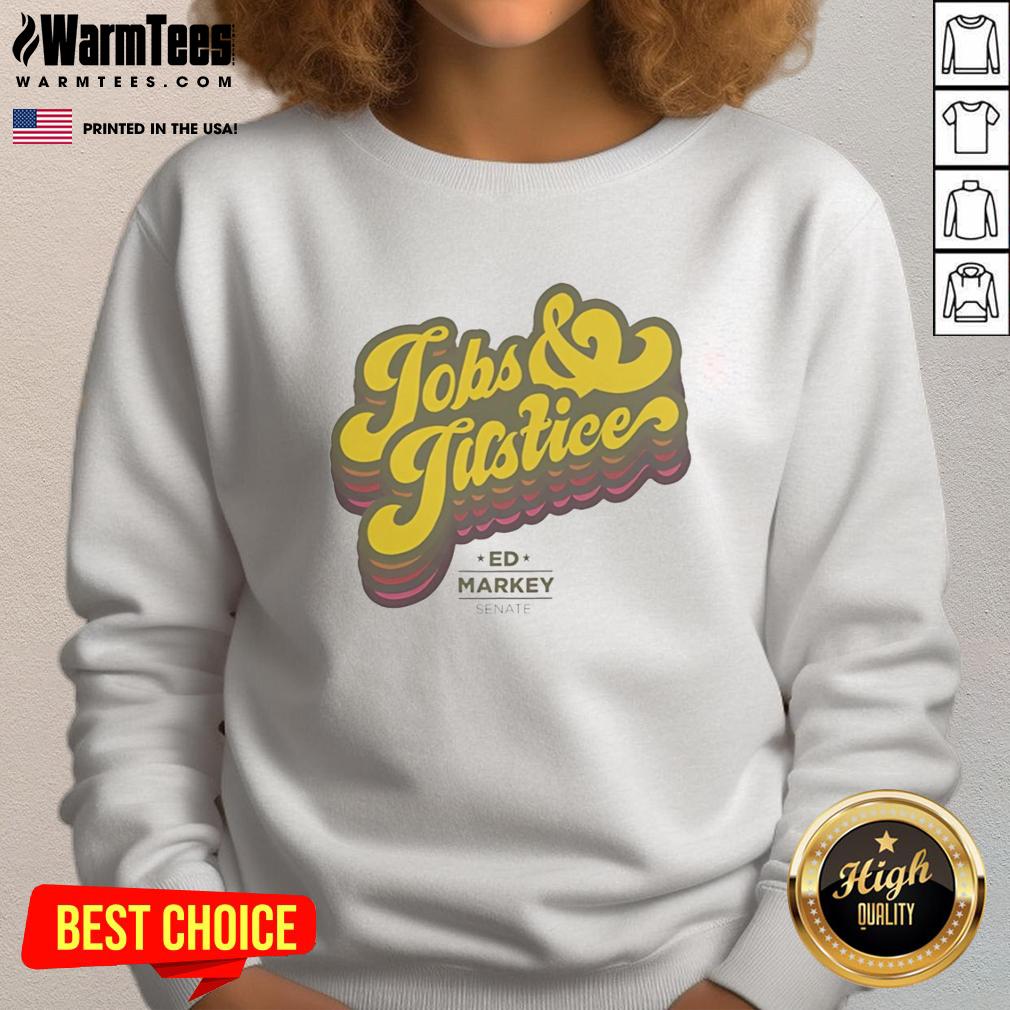 Official Jobs And Justice Logo T-Shirt - Image 5