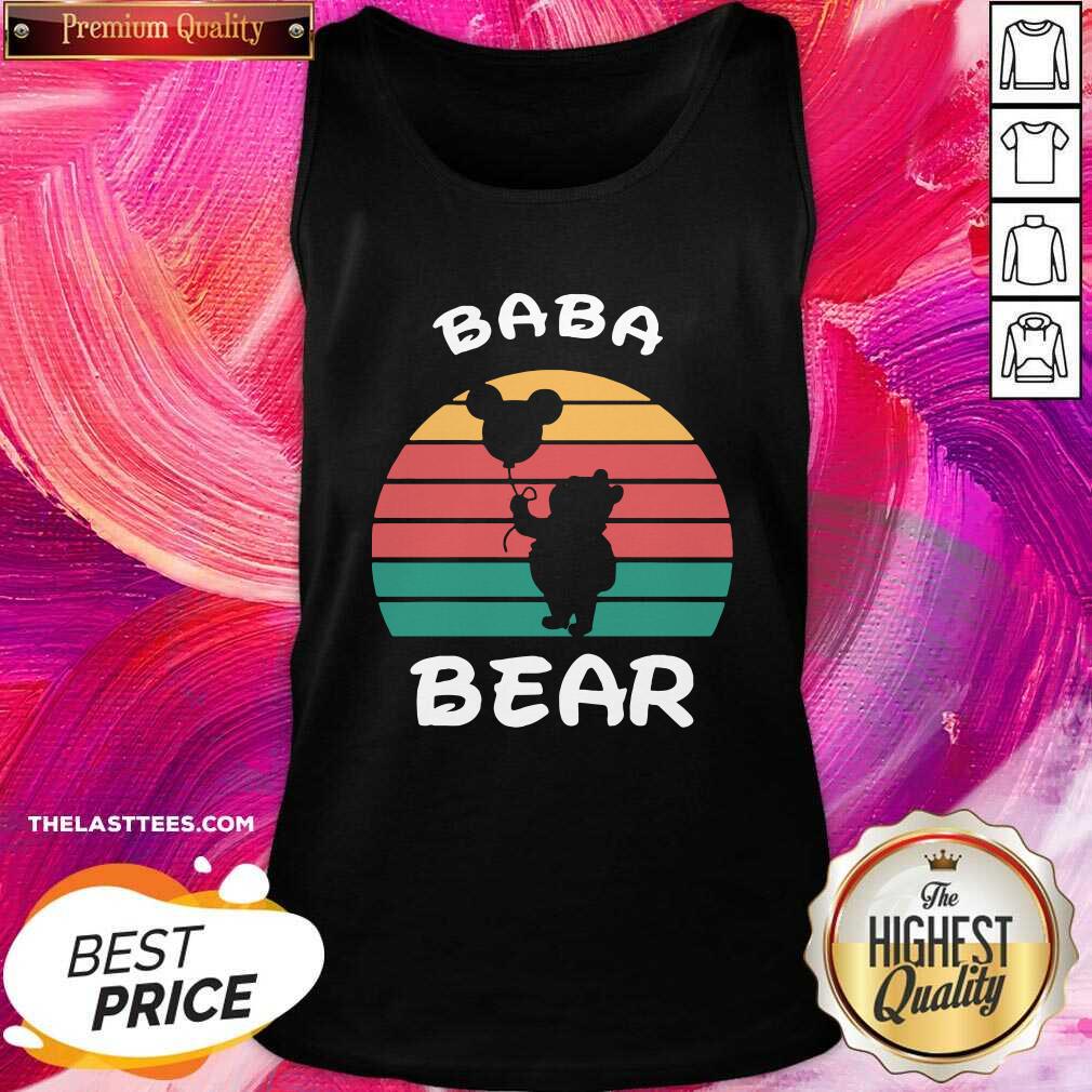 Great Baba Bear Disney Vintage Retro Shirt - Image 3