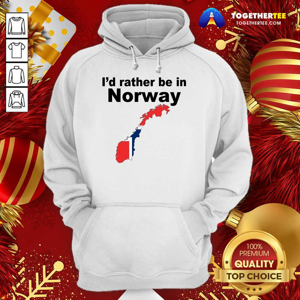 Official I’d Rather Be In Norway Shirt - Image 5