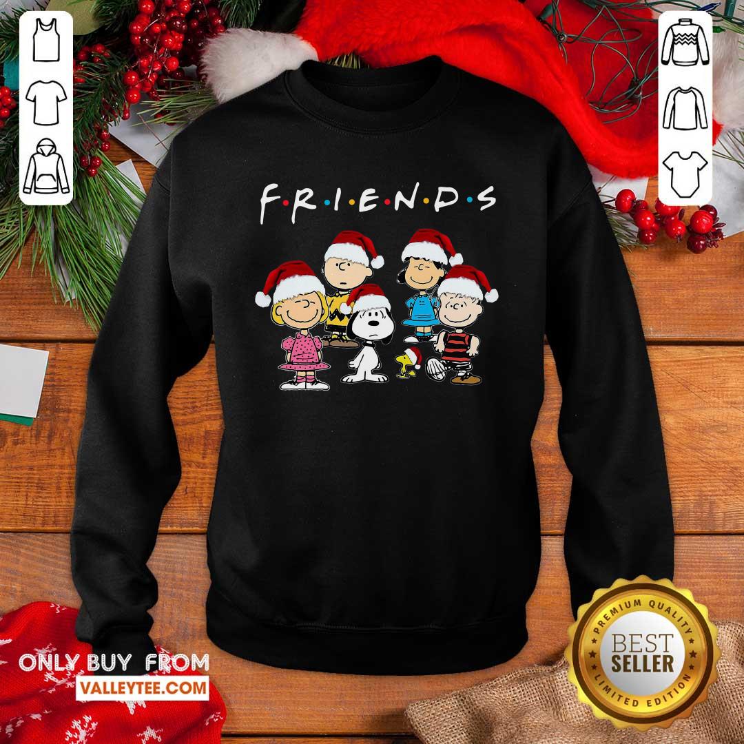 Perfect The Peanuts Hat Santa Friend Christmas Shirt - Image 2