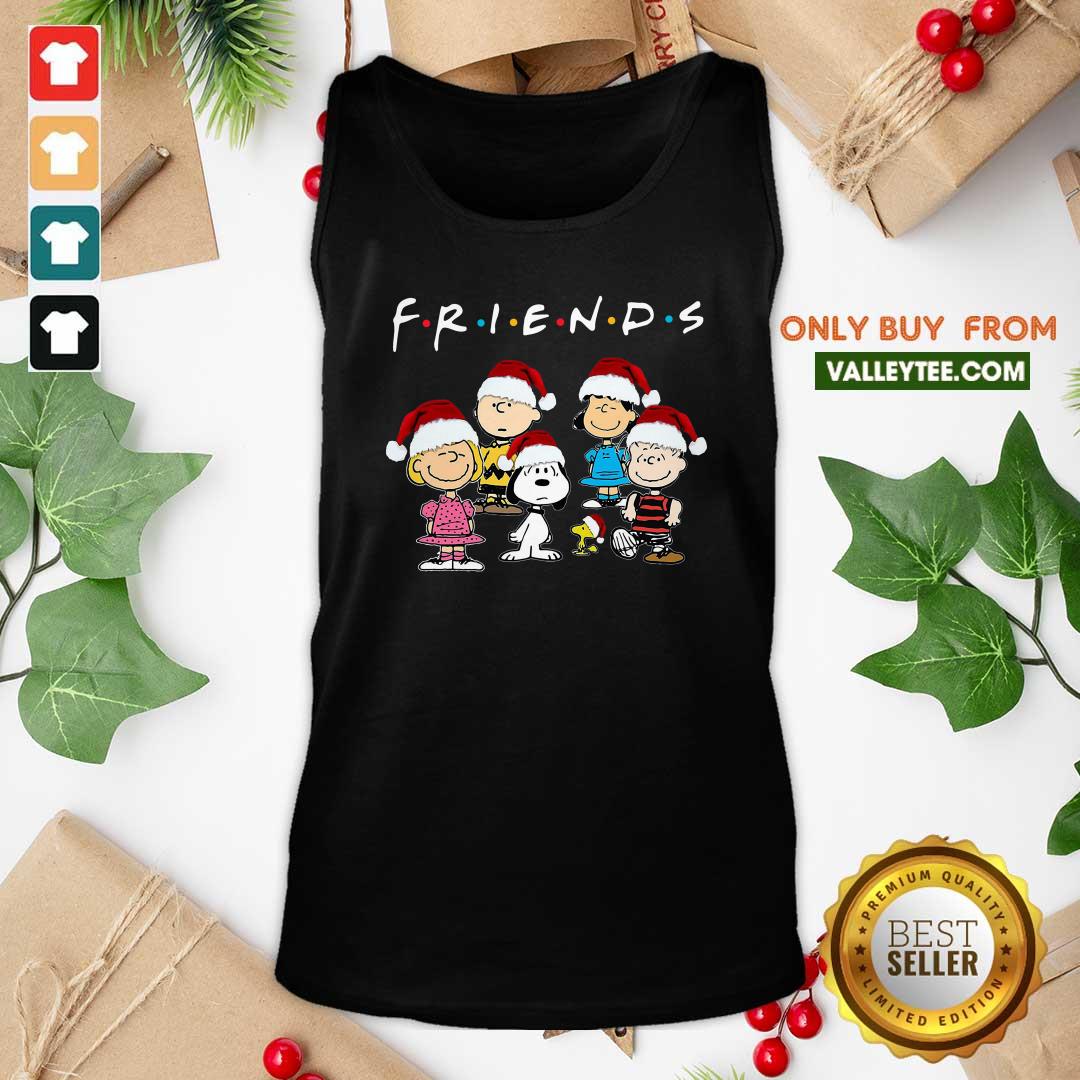 Perfect The Peanuts Hat Santa Friend Christmas Shirt - Image 5