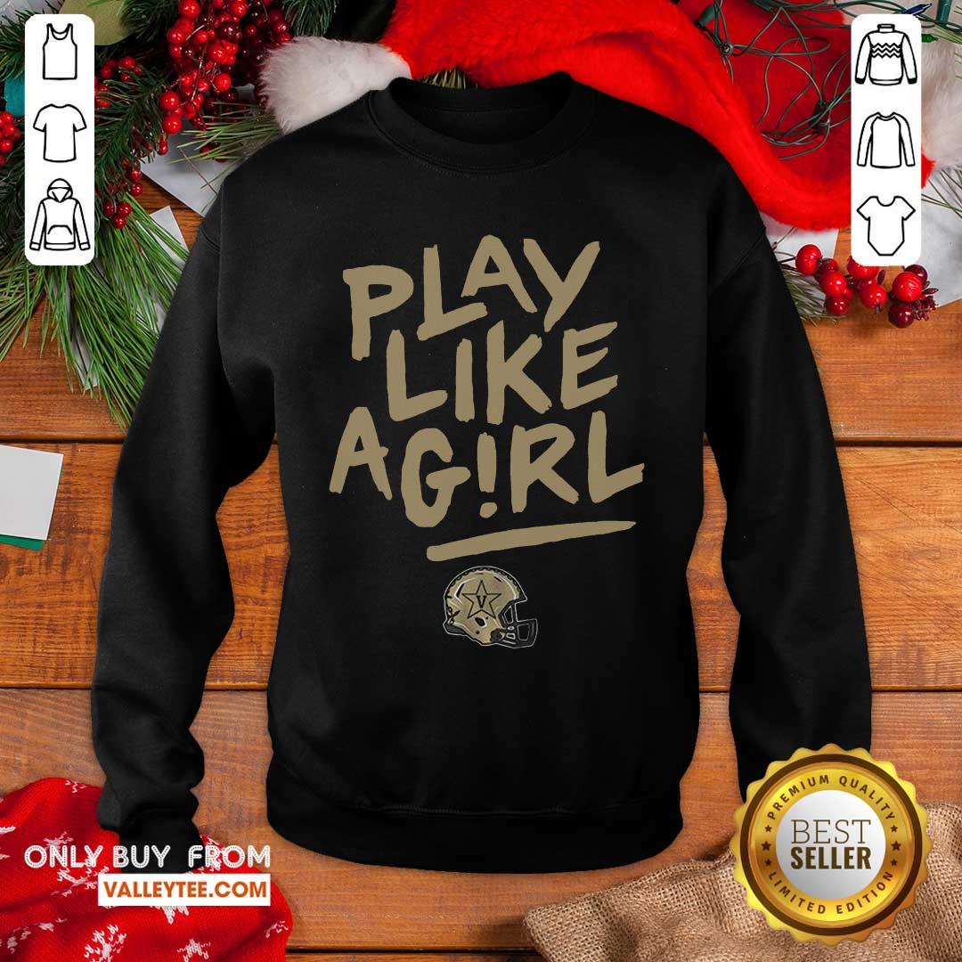 Premium Play Like A Girl Shirt - Image 2