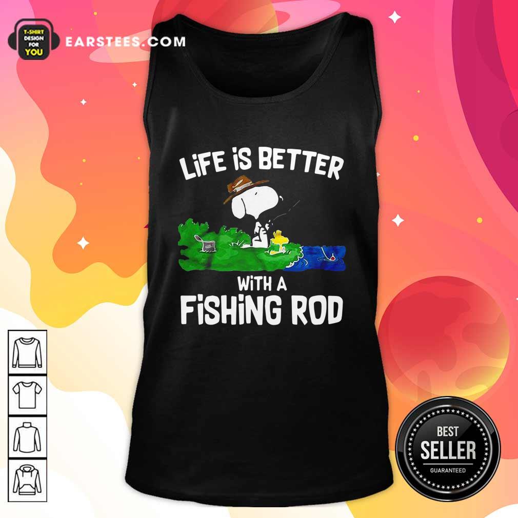 Nice Life Is Better With A Fishing Rod Shirt - Image 4