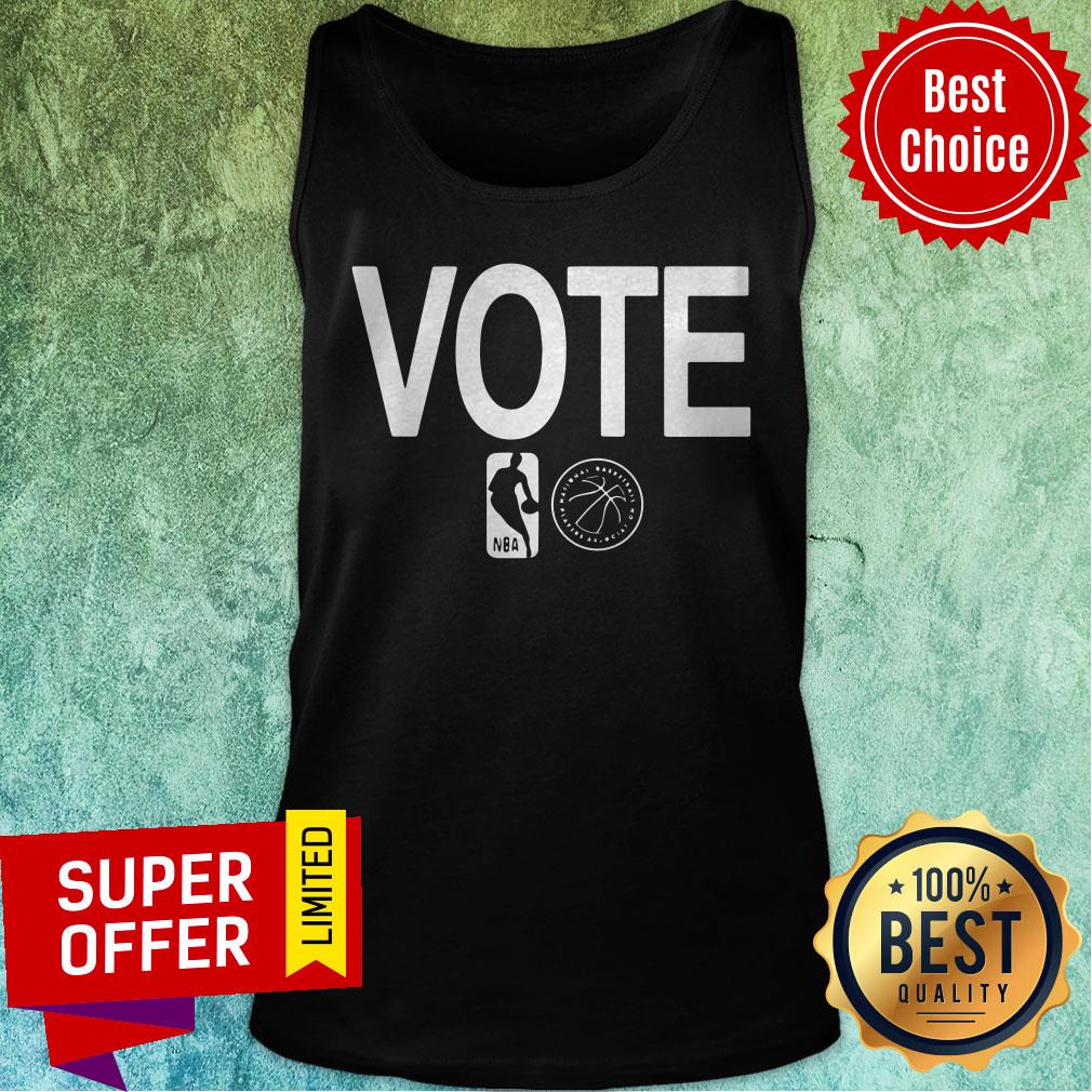 Nice NBA Vote National Basketball Players Association Shirt - Image 4