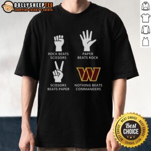 Hot Nothing Beats Washington Commanders Football Logo T-Shirt