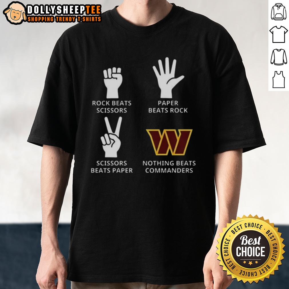 Hot Nothing Beats Washington Commanders Football Logo T-Shirt