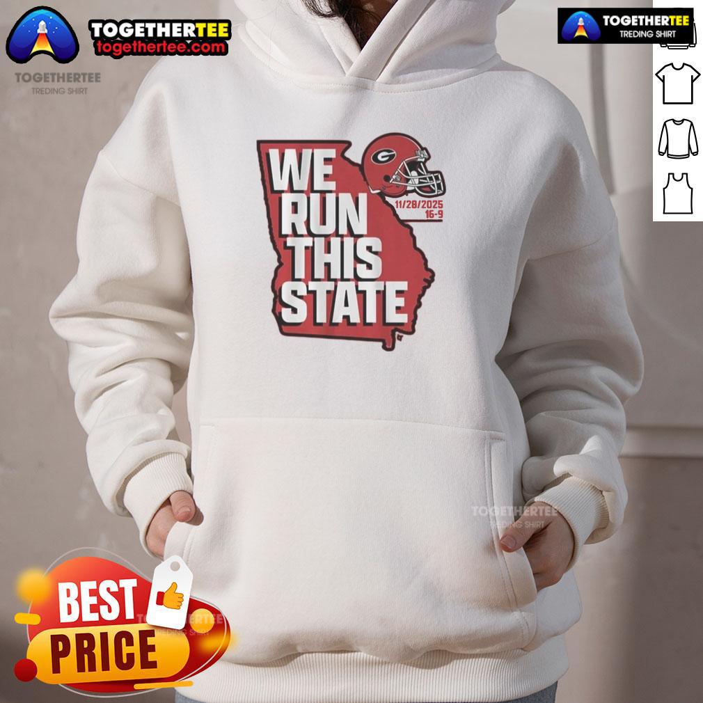 Official Georgia Football We Run This State 2025 T-Shirt - Image 2