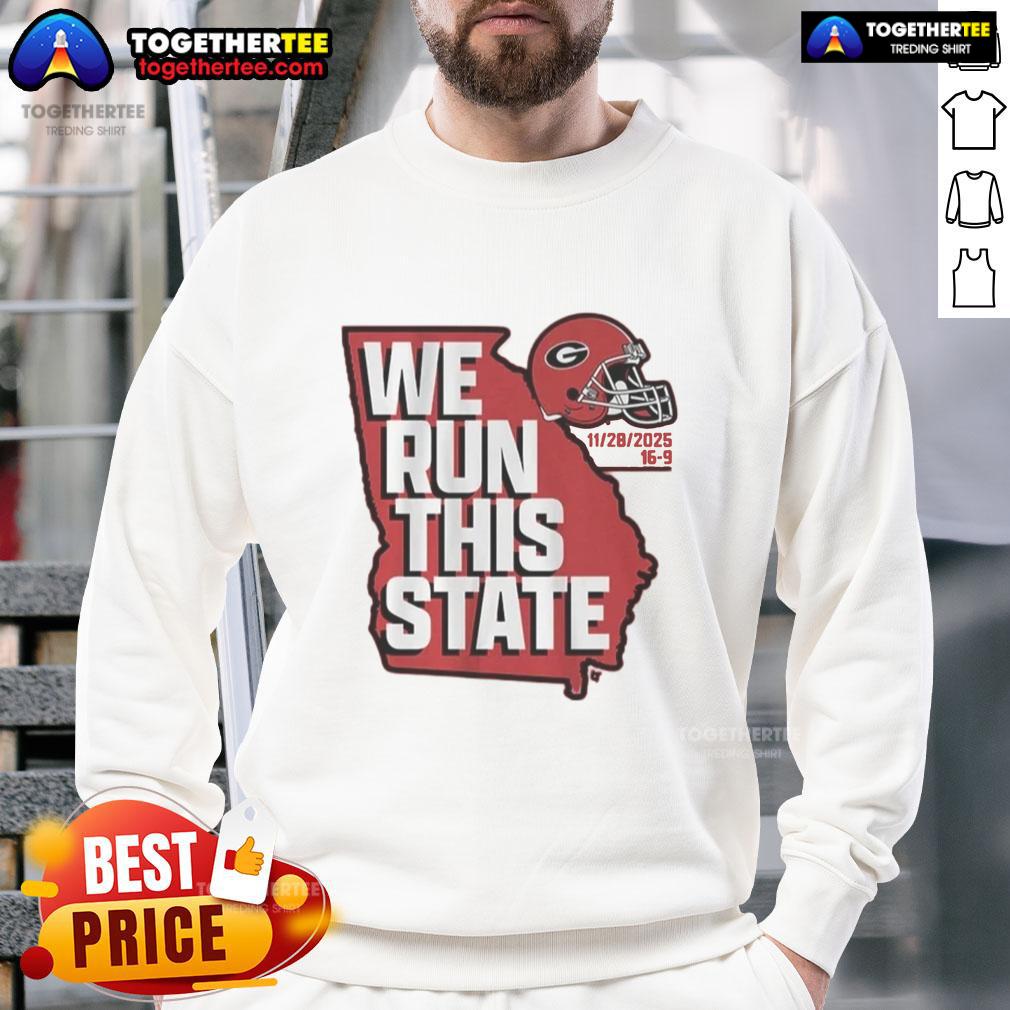 Official Georgia Football We Run This State 2025 T-Shirt - Image 5