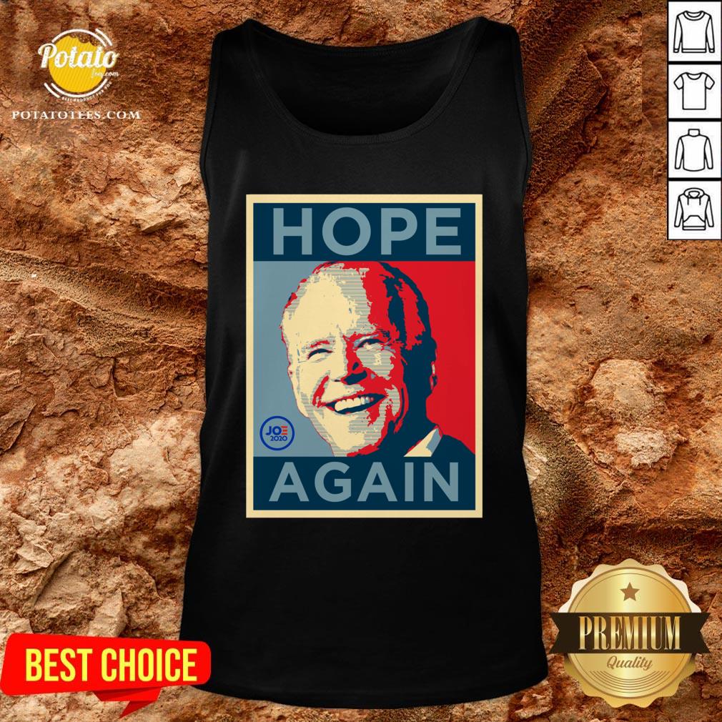 Beautiful Biden 2020 Hope Again Obama Style President Shirt - Image 3