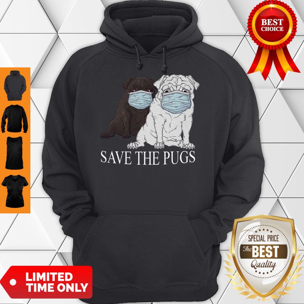Cute Save The Pugs Mask Coronavirus Shirt - Image 2
