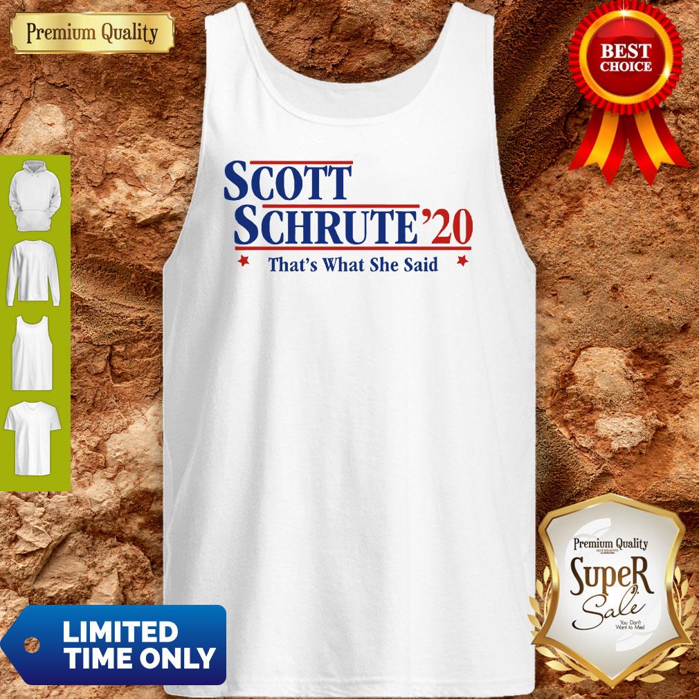Official Scott Schrute’20 That’s What She Said Shirt - Image 5