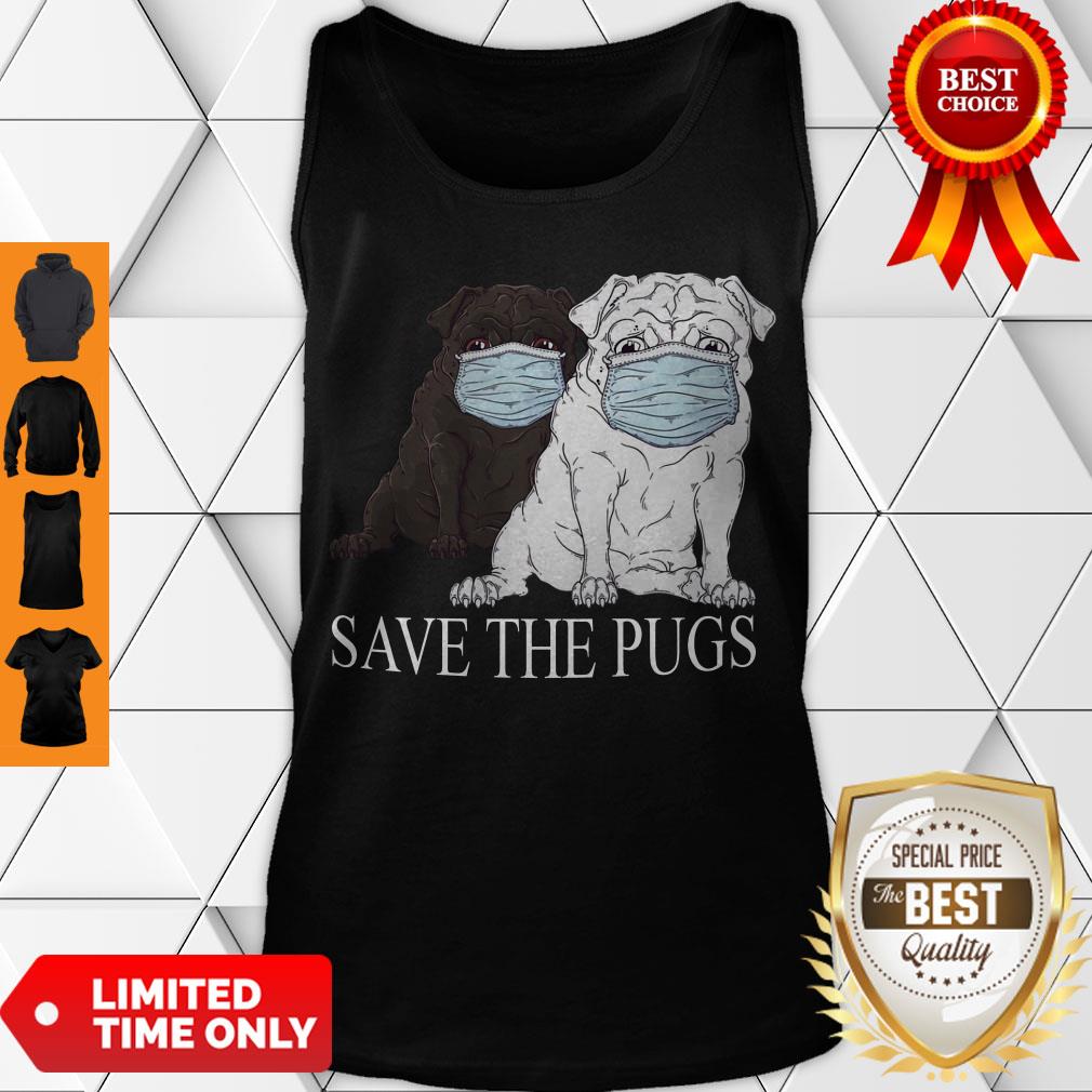 Cute Save The Pugs Mask Coronavirus Shirt - Image 4