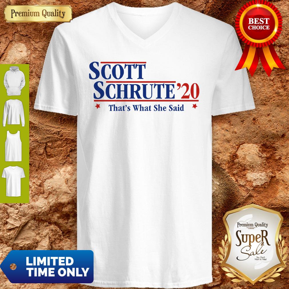 Official Scott Schrute’20 That’s What She Said Shirt - Image 4
