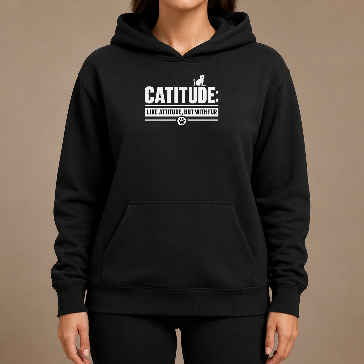 Premium Catitude Like Attitude But With Furr Shirt - Image 4