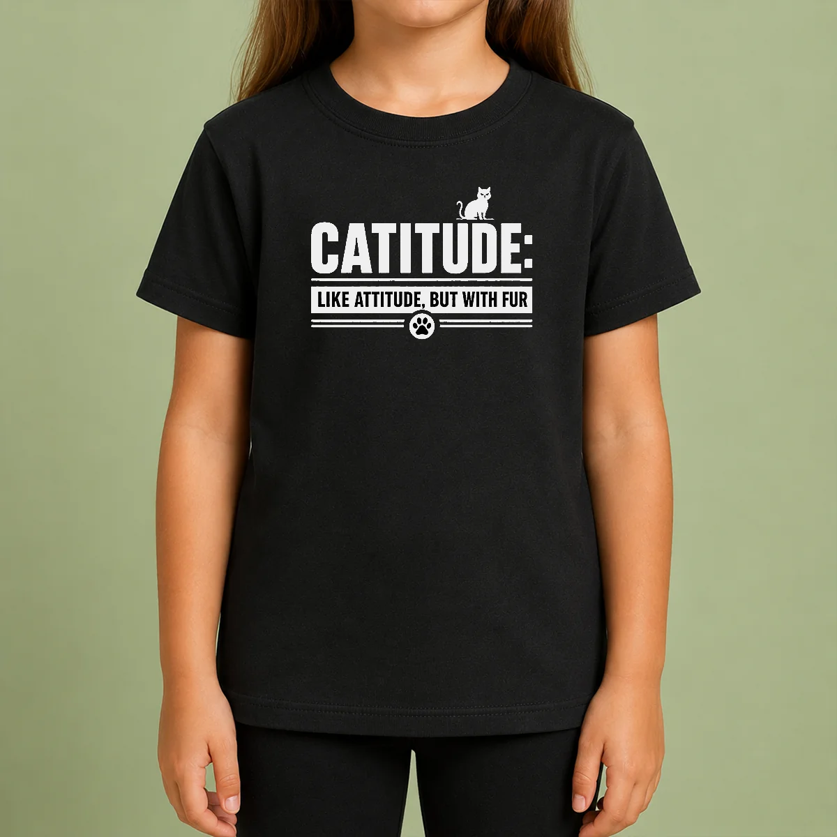 Premium Catitude Like Attitude But With Furr Shirt - Image 8