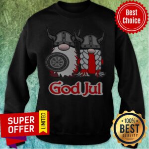 Alternative view of Official God Jul Viking Nisse Shirt