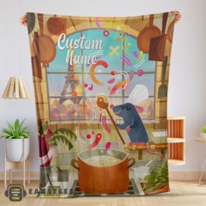 Good Pixar Ratatouille Warm & Soft Remy Chief Blanket Fleece Customized Blanket