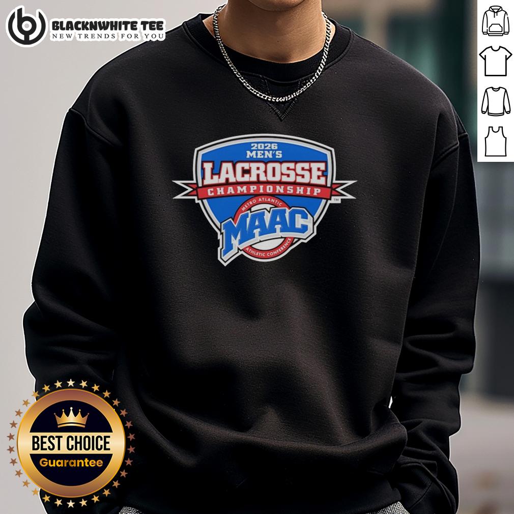Top MAAC Men's Lacrosse Championship 2026 Logo T-Shirt - Image 5