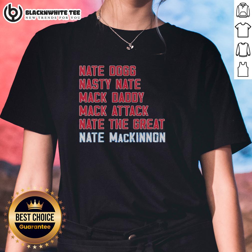 Top Nathan Mackinnon Mack List Colorado Avalanche T-Shirt - Image 3