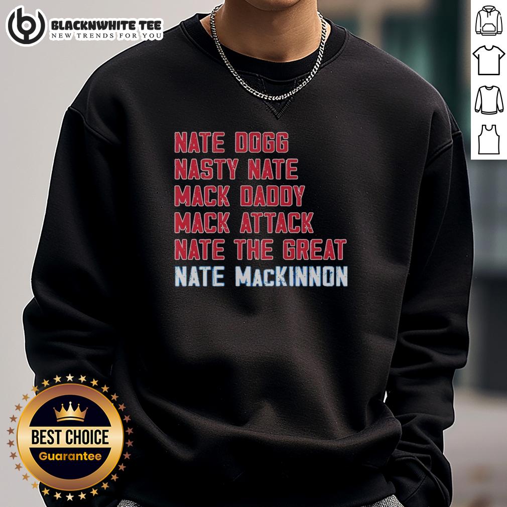 Top Nathan Mackinnon Mack List Colorado Avalanche T-Shirt - Image 5