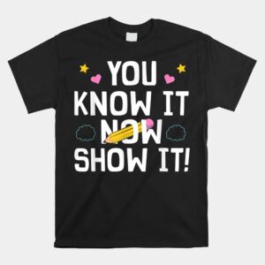 Alternative view of Cool Teacher Testing Test Day Math Science Shirt