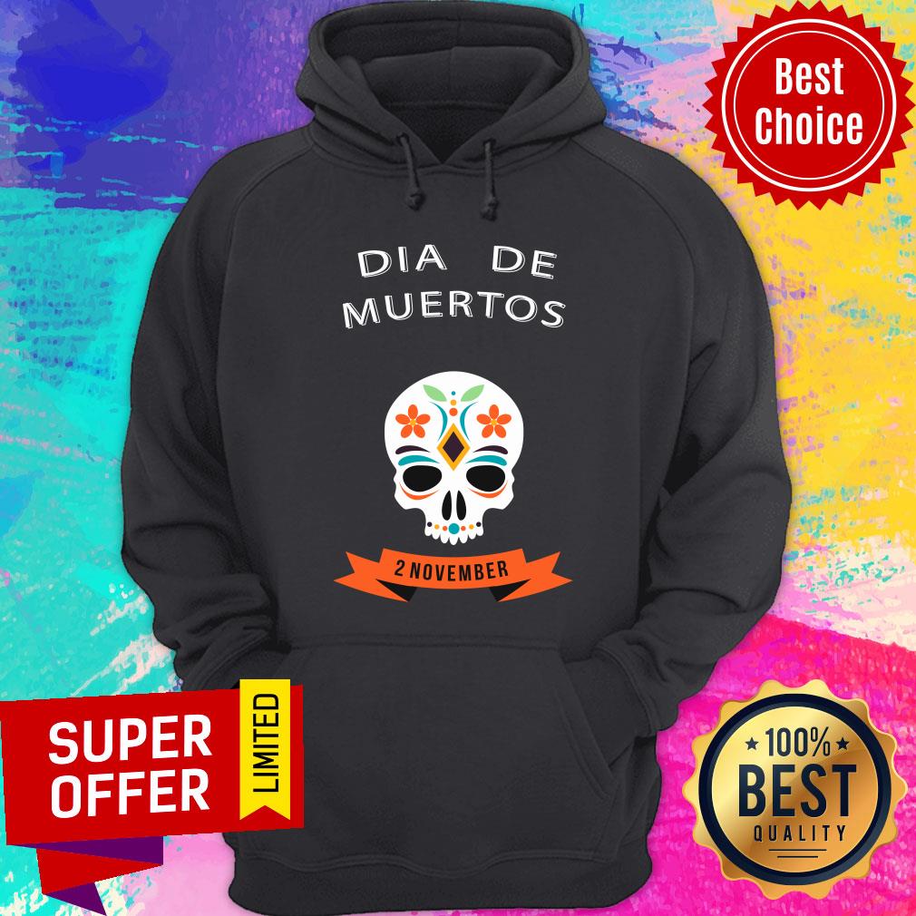 Dia De Muertos Skull 2 November Shirt - Image 2