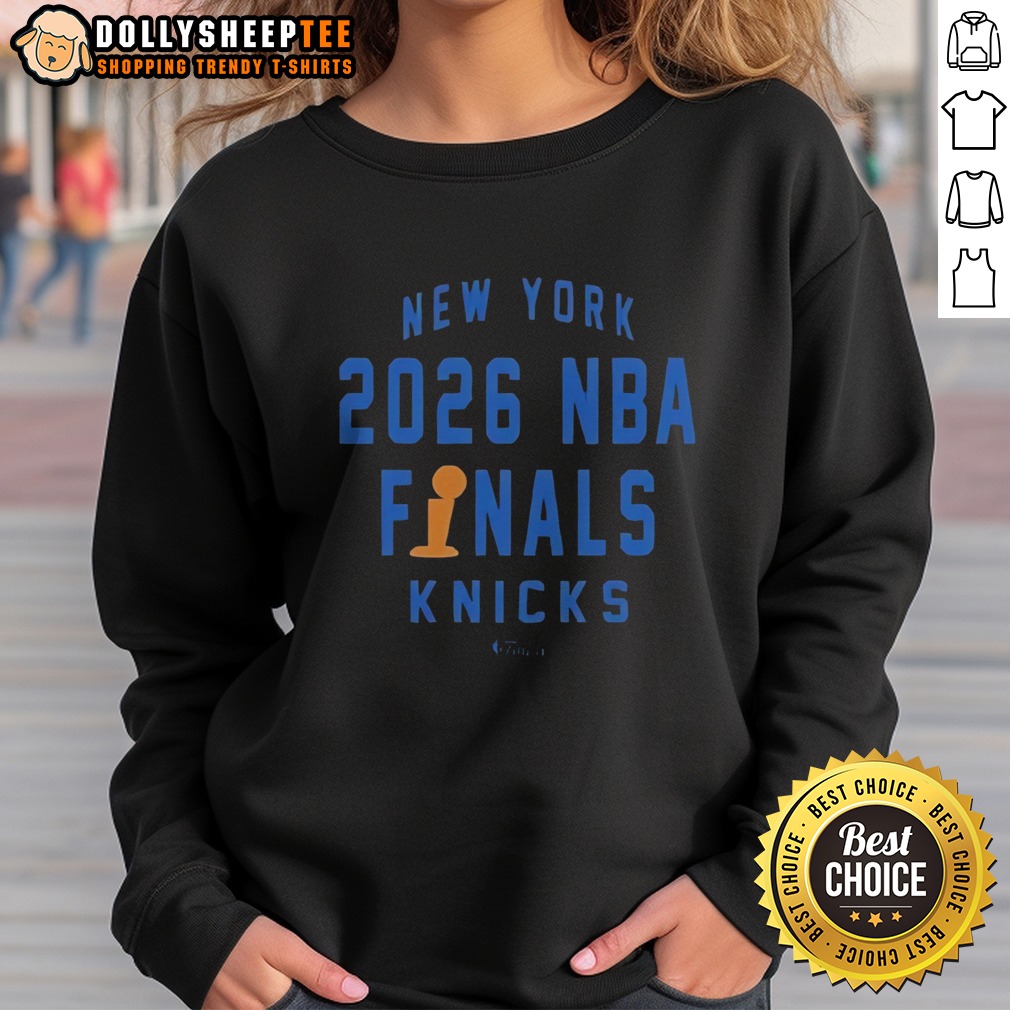 Hot New York Knicks 2026 NBA Finals Trophy Shirt - Image 4