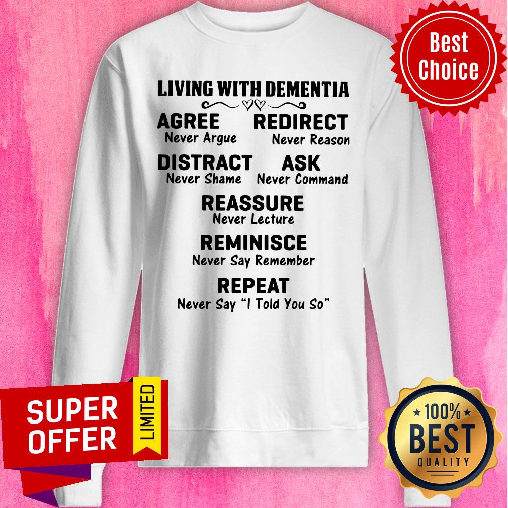 Living With Dementia Geriatric LTC Nurse Shirt - Image 4