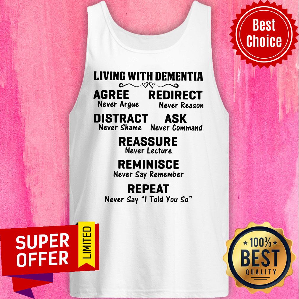 Living With Dementia Geriatric LTC Nurse Shirt - Image 3